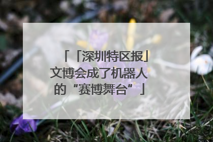 「深圳特区报」文博会成了机器人的“赛博舞台”