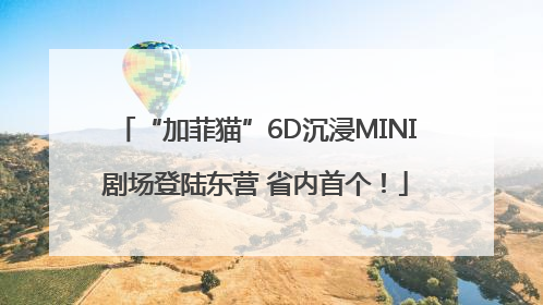 “加菲猫”6D沉浸MINI剧场登陆东营 省内首个！