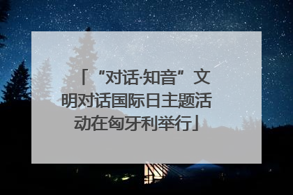 “对话·知音”文明对话国际日主题活动在匈牙利举行