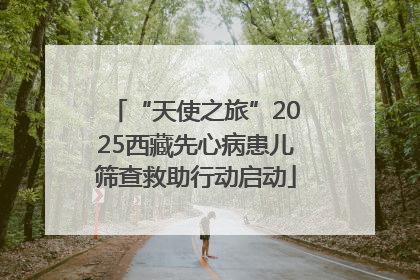 “天使之旅”2025西藏先心病患儿筛查救助行动启动