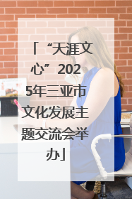 “天涯文心”2025年三亚市文化发展主题交流会举办