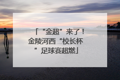 “金超”来了！金陵河西“校长杯”足球赛超燃
