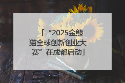 “2025金熊猫全球创新创业大赛”在成都启动