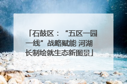 石鼓区：“五区一园一线”战略赋能 河湖长制绘就生态新图景