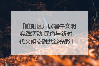 睢阳区开展端午文明实践活动 民俗与新时代文明交融共绽光彩
