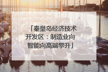 秦皇岛经济技术开发区：制造业向智能向高端攀升
