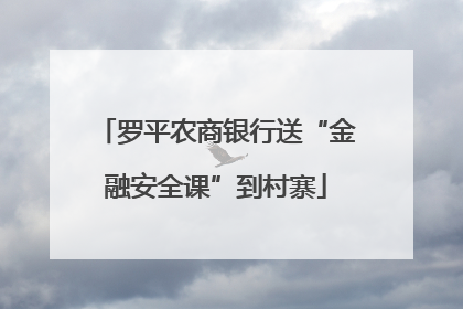 罗平农商银行送“金融安全课”到村寨