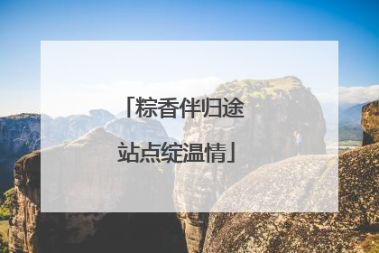 粽香伴归途 站点绽温情
