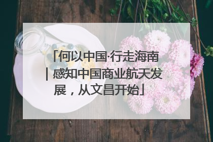 何以中国·行走海南｜感知中国商业航天发展，从文昌开始