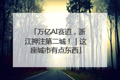 万亿AI赛道，浙江押注第二城！｜这座城市有点东西