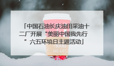 中国石油长庆油田采油十二厂开展“美丽中国我先行”六五环境日主题活动