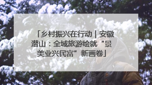 乡村振兴在行动｜安徽潜山：全域旅游绘就“景美业兴民富”新画卷