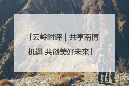 云岭时评｜共享南博机遇 共创美好未来