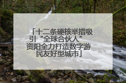 十二条硬核举措吸引“全球合伙人” 资阳全力打造数字游民友好型城市