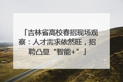 吉林省高校春招现场观察：人才需求依然旺，招聘凸显“智能+”