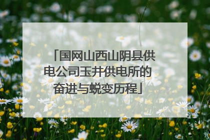 国网山西山阴县供电公司玉井供电所的奋进与蜕变历程