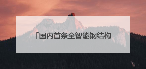 国内首条全智能钢结构零部件生产线即将投产 “黑科技”层出不穷