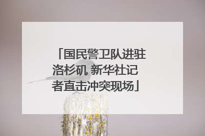 国民警卫队进驻洛杉矶 新华社记者直击冲突现场
