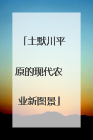土默川平原的现代农业新图景