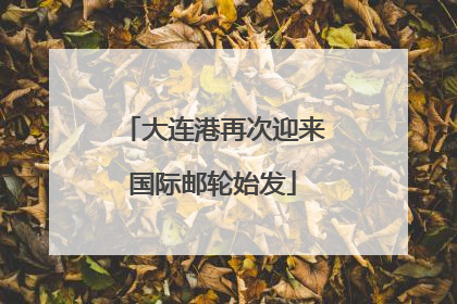 大连港再次迎来国际邮轮始发
