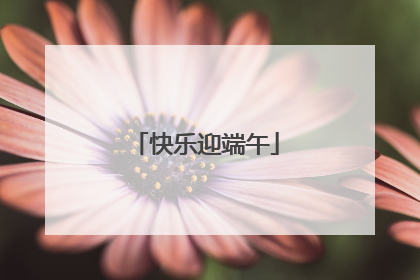 快乐迎端午