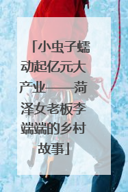 小虫子蠕动起亿元大产业——菏泽女老板李端端的乡村故事