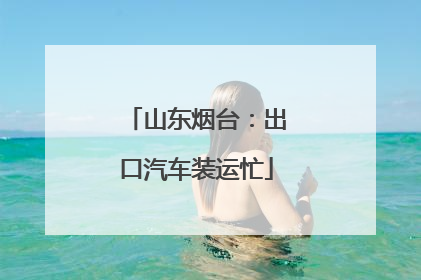 山东烟台：出口汽车装运忙