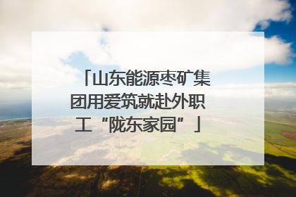 山东能源枣矿集团用爱筑就赴外职工“陇东家园”