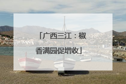 广西三江：椒香满园促增收