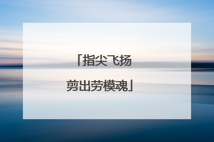 指尖飞扬 剪出劳模魂
