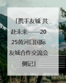 携手友城 共赴未来——2025黄河口国际友城合作交流会侧记
