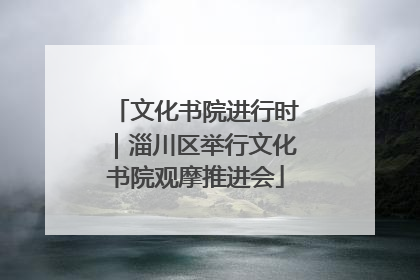 文化书院进行时｜淄川区举行文化书院观摩推进会