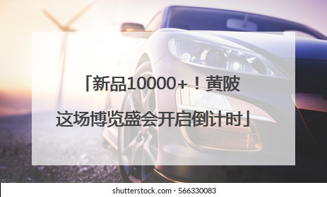 新品10000+！黄陂这场博览盛会开启倒计时