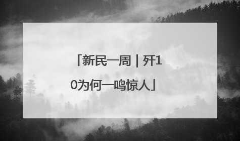 新民一周｜歼10为何一鸣惊人