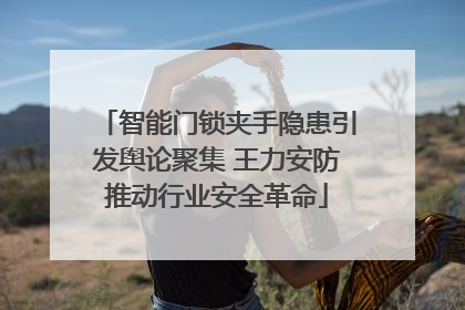 智能门锁夹手隐患引发舆论聚集 王力安防推动行业安全革命