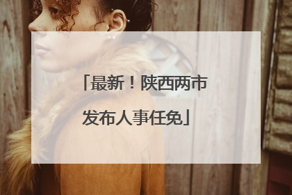 最新！陕西两市发布人事任免