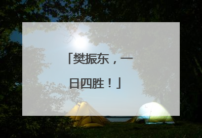 樊振东，一日四胜！