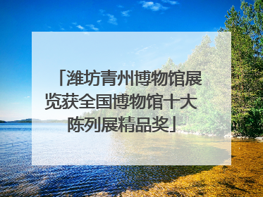 潍坊青州博物馆展览获全国博物馆十大陈列展精品奖