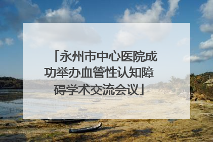 永州市中心医院成功举办血管性认知障碍学术交流会议