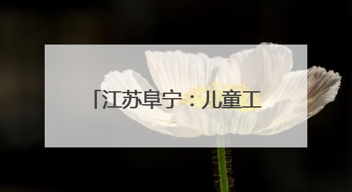江苏阜宁：儿童工作“三件套”，“小装备” 释放守护 “大能量”
