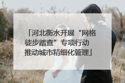 河北衡水开展“网格徒步踏查”专项行动 推动城市精细化管理