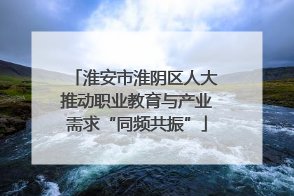 淮安市淮阴区人大推动职业教育与产业需求“同频共振”