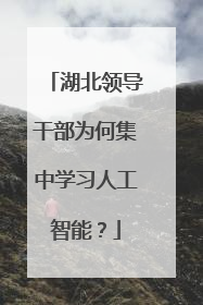 湖北领导干部为何集中学习人工智能？
