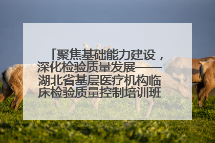 聚焦基础能力建设，深化检验质量发展——湖北省基层医疗机构临床检验质量控制培训班（孝感站）成功举办