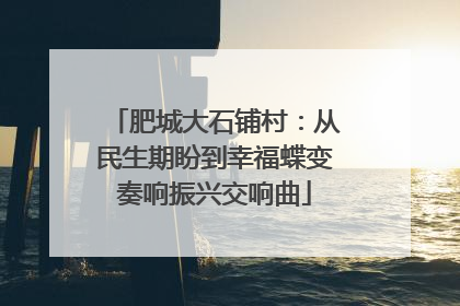 肥城大石铺村：从民生期盼到幸福蝶变奏响振兴交响曲