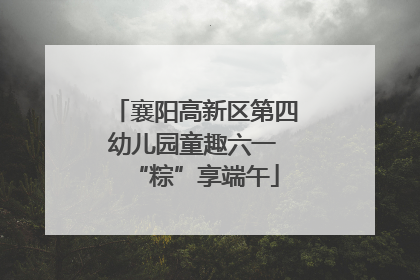 襄阳高新区第四幼儿园童趣六一 “粽”享端午