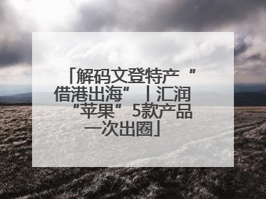 解码文登特产“借港出海”丨汇润“苹果”5款产品一次出圈