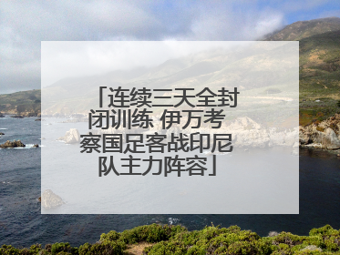 连续三天全封闭训练 伊万考察国足客战印尼队主力阵容