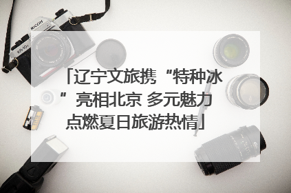 辽宁文旅携“特种冰”亮相北京 多元魅力点燃夏日旅游热情