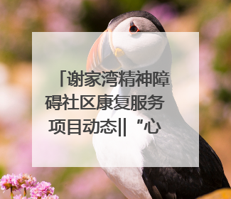 谢家湾精神障碍社区康复服务项目动态‖“心光同行·愈见美好——公益讲堂与健康义诊”活动